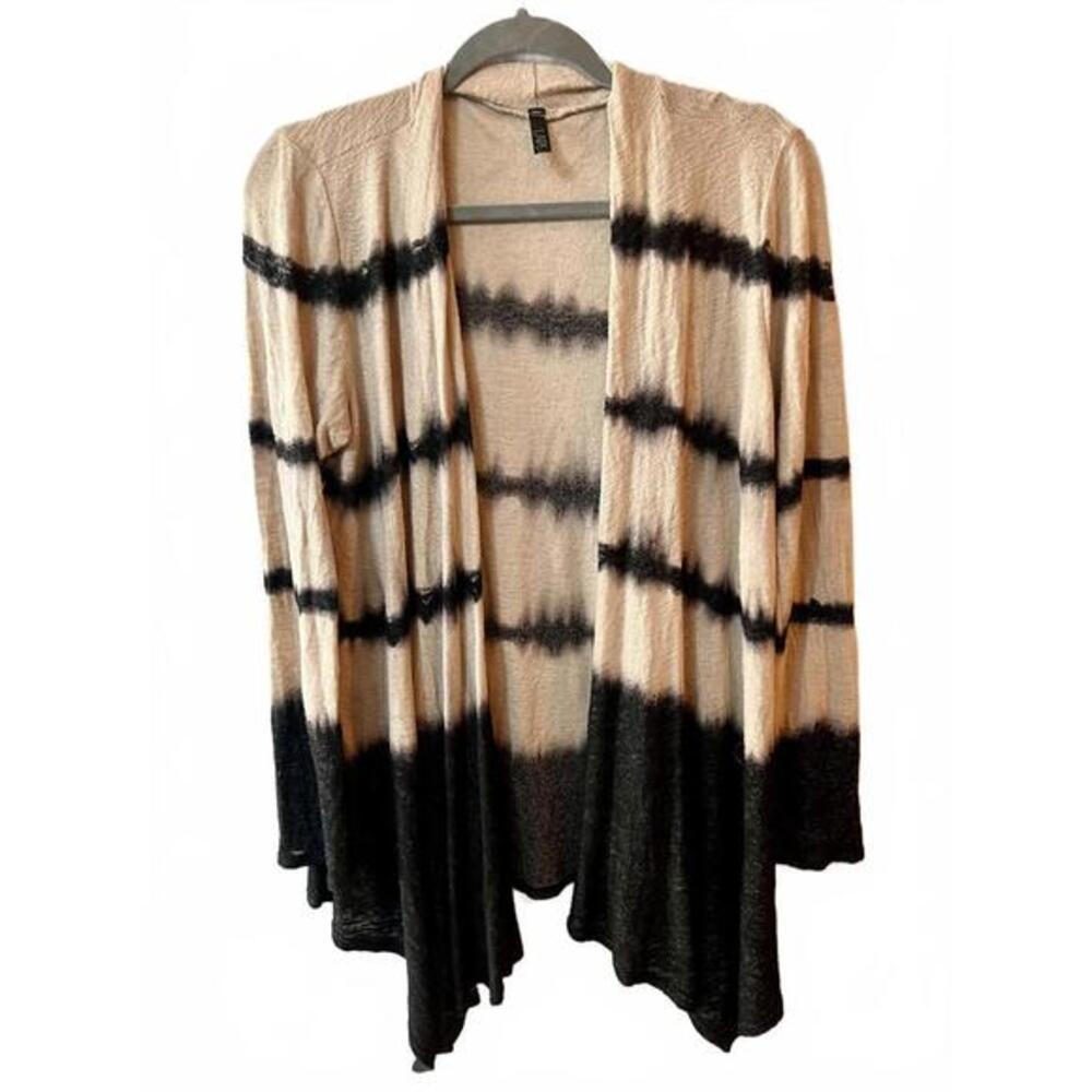 Lapis Women's Tie-Dye Open Front Cardigan Sweater, Size PL